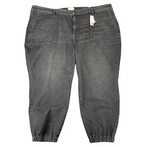 Lane Bryant Signature Fit Cozy Boyfriend Jogger Jeans Womens 30/32‎ Mid Rise